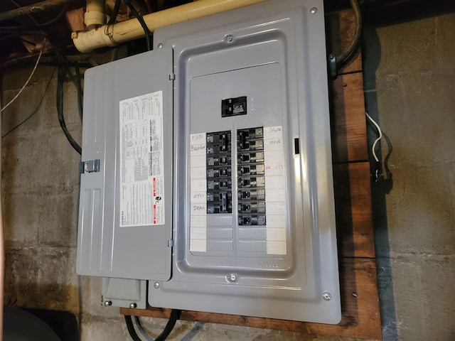 utilities with electric panel