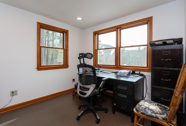 39 Birch Glen Dr, Bennington, NH 03442 - office space featuring recessed lighting and baseboards