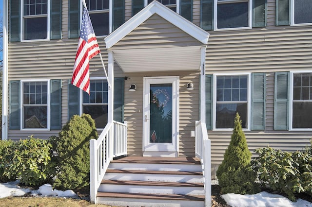 view of property entrance