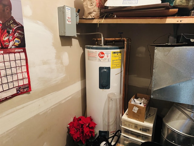 utilities with water heater