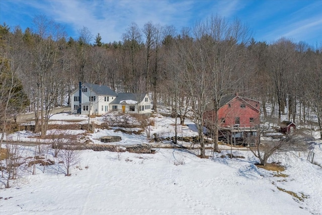 882 Mitchell Rd, Shrewsbury, VT 05738 - view of snow covered house