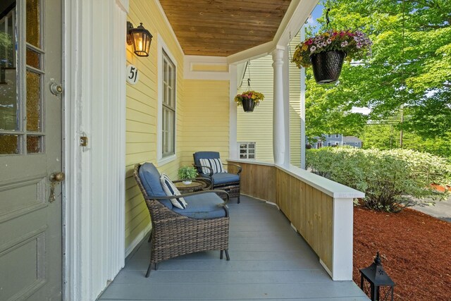 51 E Derry Rd, Derry, NH 03038 - balcony with covered porch