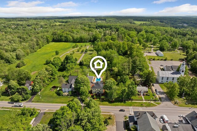 51 E Derry Rd, Derry, NH 03038 - bird's eye view with a view of trees