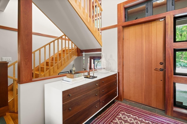 foyer entrance with stairway