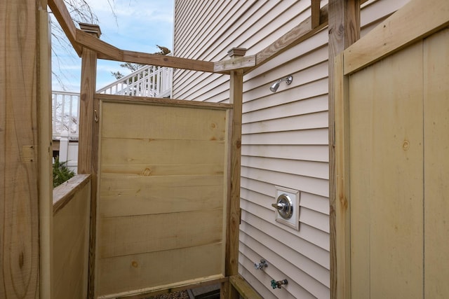 view of exterior details