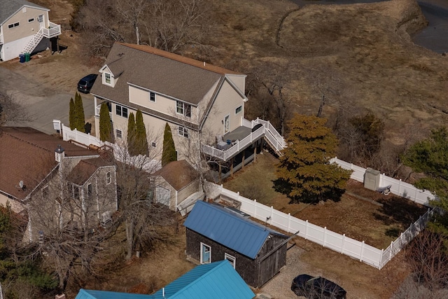 drone / aerial view