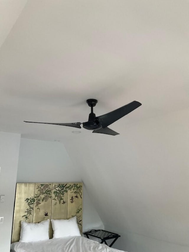 interior details featuring ceiling fan
