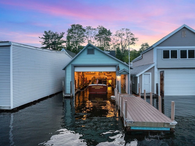 48 Channel Ln, Laconia, NH 03246 - dock featuring a water view