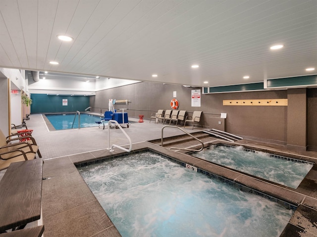 133 E Mountain Rd Unit 3C17, Killington, VT 05751 - pool featuring an indoor in ground hot tub