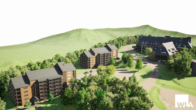 133 E Mountain Rd Unit 3C17, Killington, VT 05751 - birds eye view of property with a mountain view