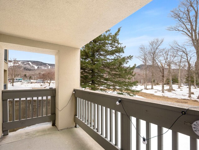 133 E Mountain Rd Unit 3C17, Killington, VT 05751 - snow covered back of property with a mountain view