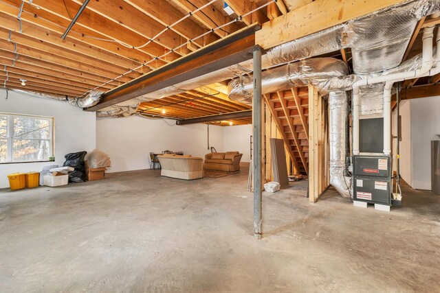 7 John Hardie Way, Chichester, NH 03234 - basement featuring stairway