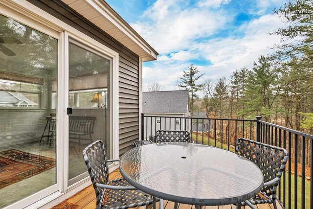7 John Hardie Way, Chichester, NH 03234 - deck with outdoor dining area