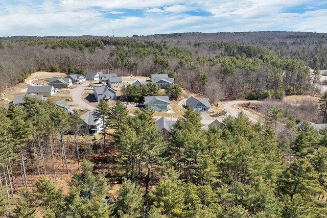 7 John Hardie Way, Chichester, NH 03234 - aerial view with a wooded view