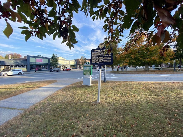 view of street with sidewalks