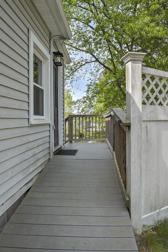 59 Wilson Pond Rd, Swanzey, NH 03431 - view of wooden terrace