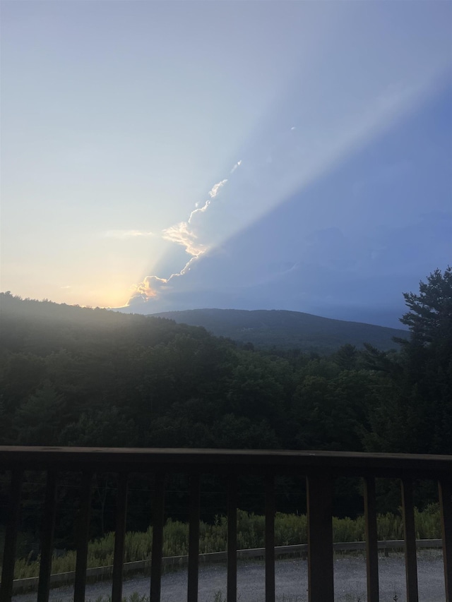28 Plumley Rdg, Ludlow, VT 05149 - view of mountain backdrop with a heavily wooded area