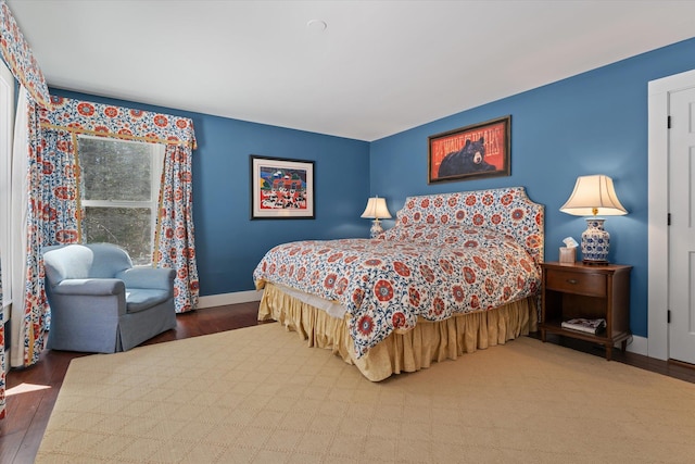 444 Tin Shanty Rd, Shrewsbury, VT 05738 - bedroom with baseboards and wood finished floors