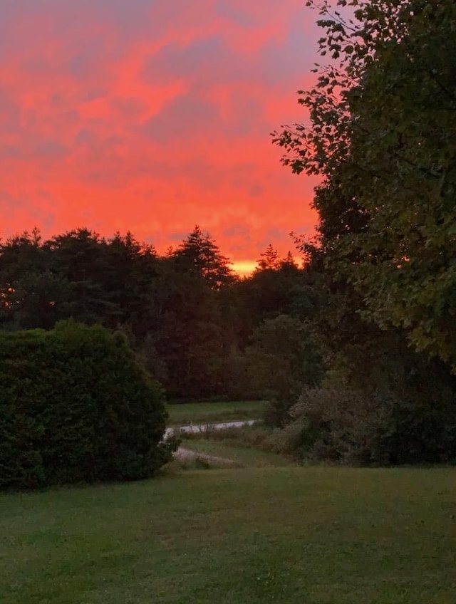 103 Renshaw Rd, Weare, NH 03281 - view of yard at dusk