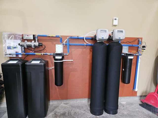 view of utility room