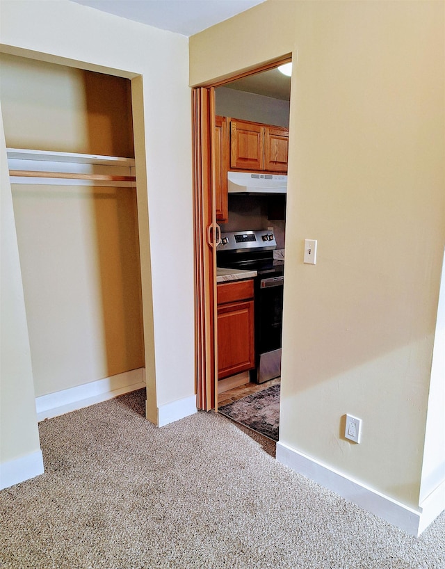 view of closet