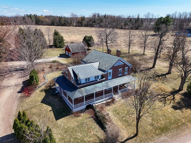 14 Adams Landing Rd, Grand Isle, VT 05458 - aerial view with a rural view
