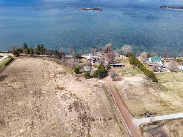 14 Adams Landing Rd, Grand Isle, VT 05458 - drone / aerial view featuring a water view