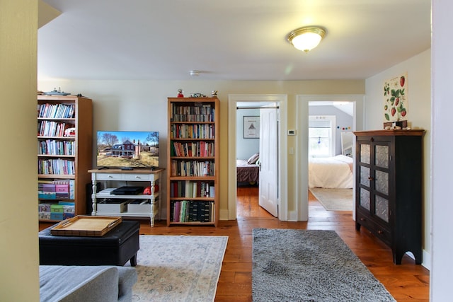 14 Adams Landing Rd, Grand Isle, VT 05458 - living area with baseboards and wood finished floors