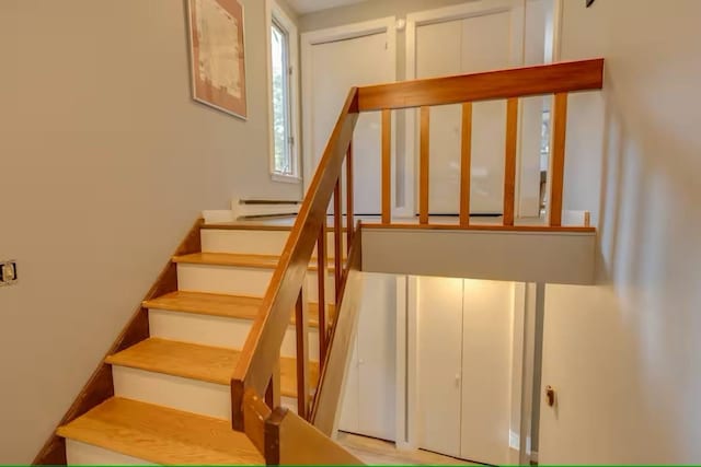 view of stairs