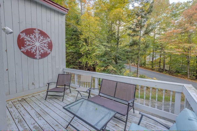 view of deck