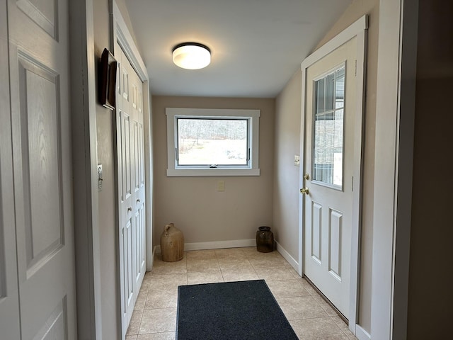 107 Ainsworth Rd, Woodbury, VT 05681 - entryway with light tile patterned floors and baseboards