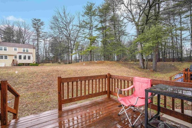 114 Winterwood Dr Unit 114, Londonderry, NH 03053 - view of wooden terrace