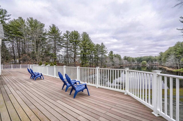 114 Winterwood Dr Unit 114, Londonderry, NH 03053 - view of wooden deck