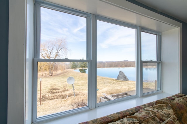 849 Mount Bess Rd, Charleston, VT 05872 - room details with a water view