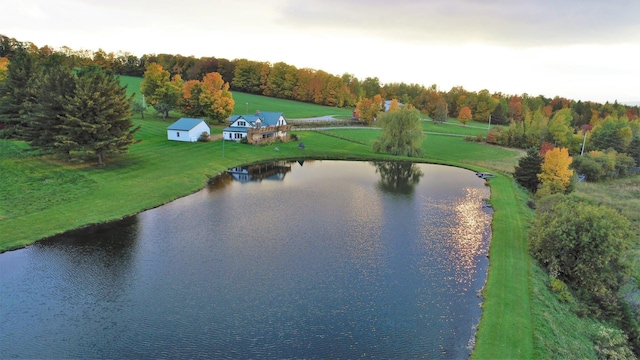 849 Mount Bess Rd, Charleston, VT 05872 - bird's eye view featuring a water view