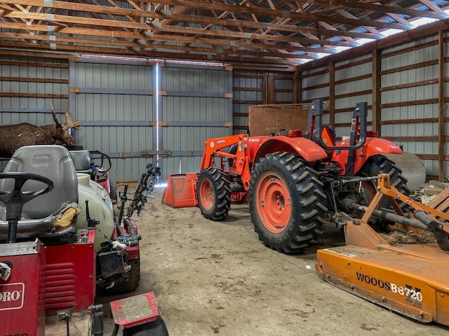 849 Mount Bess Rd, Charleston, VT 05872 - garage with metal wall