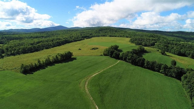 849 Mount Bess Rd, Charleston, VT 05872 - bird's eye view with a forest view and a mountain view