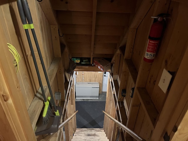 view of stairs