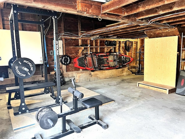 view of exercise room