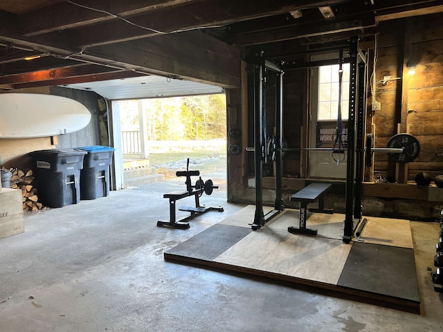 view of workout room