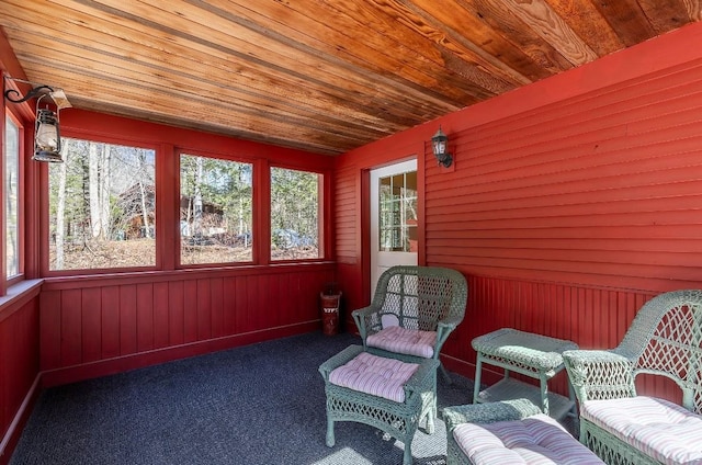 sunroom with a wealth of natural light