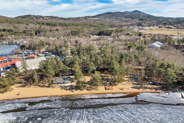 12 Wildwood Rd, Gilford, NH 03249 - birds eye view of property with a water and mountain view
