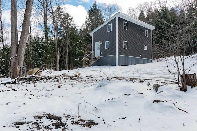 362 Vt Route 15, Hardwick, VT 05843 - view of snow covered exterior
