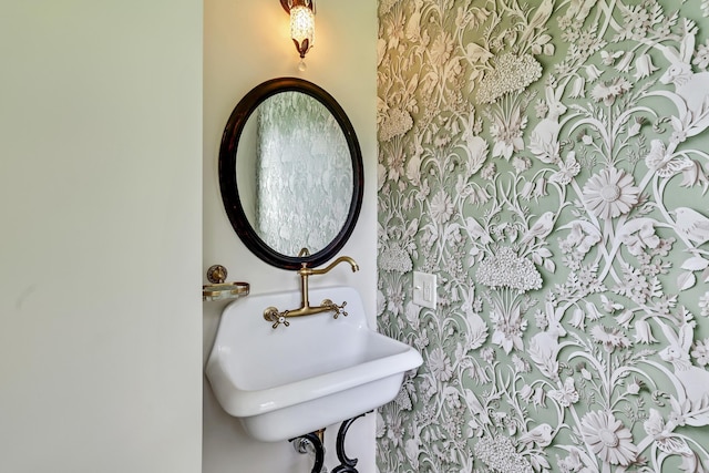 bathroom with a sink