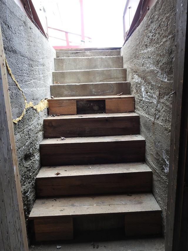 view of staircase