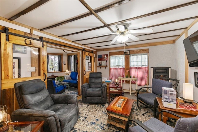 117A Chases Grove Rd, Derry, NH 03038 - living room with ceiling fan