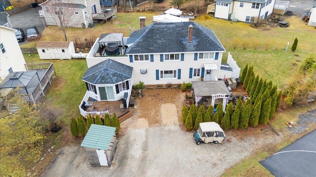 117A Chases Grove Rd, Derry, NH 03038 - birds eye view of property with a residential view