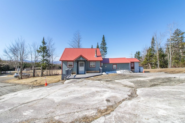 195 Curtis Rd, Morgan, VT 05853 - rustic home featuring a metal roof