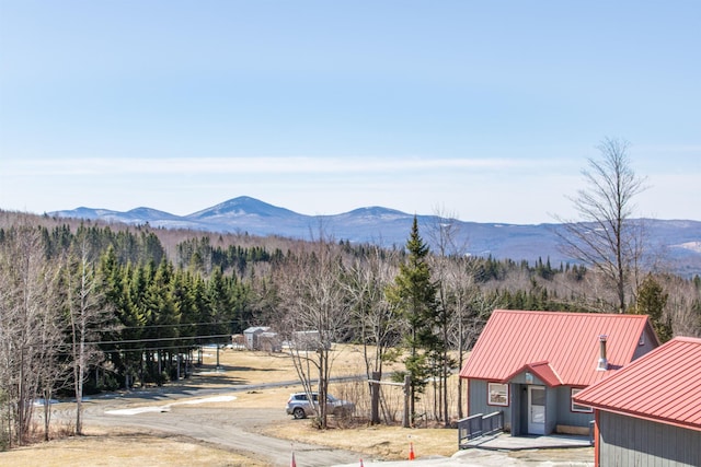 195 Curtis Rd, Morgan, VT 05853 - mountain view featuring a heavily wooded area