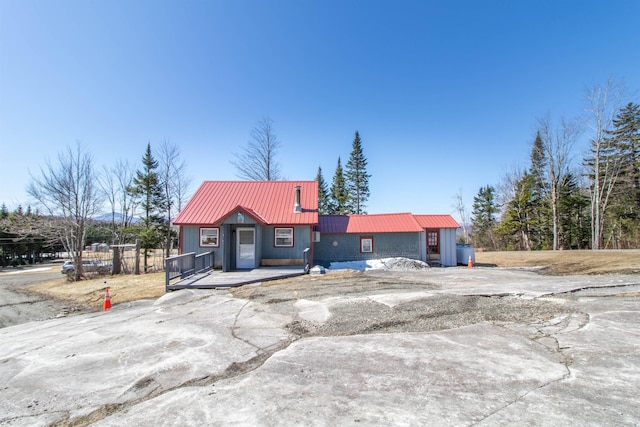 195 Curtis Rd, Morgan, VT 05853 - view of front of home with a metal roof